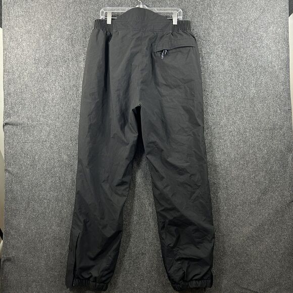 Vintage Alpine Design Gore-Text Ski Pants Men's Medium Black Fleece Lined Snow - Picture 5 of 15